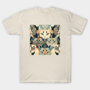 Nouveau Cat Design T-Shirt